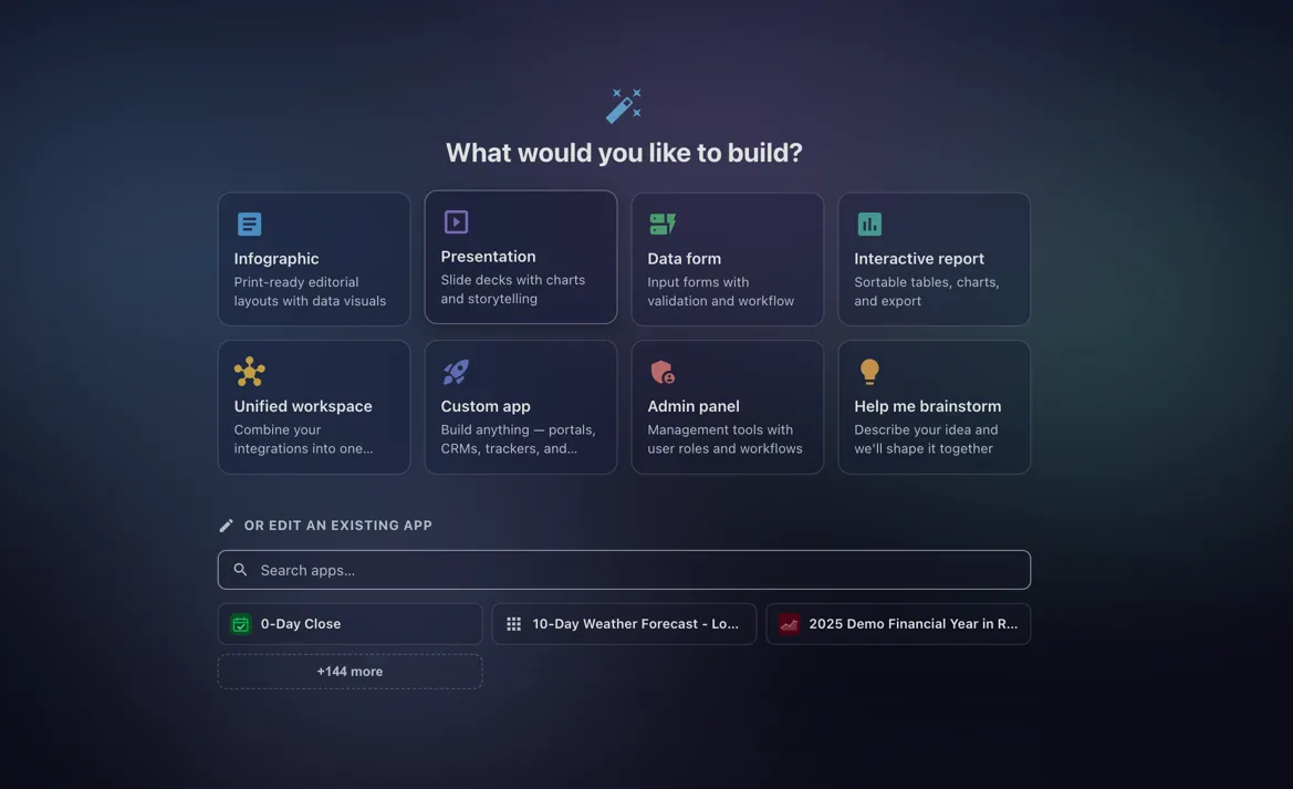 App Builder in Informer GO